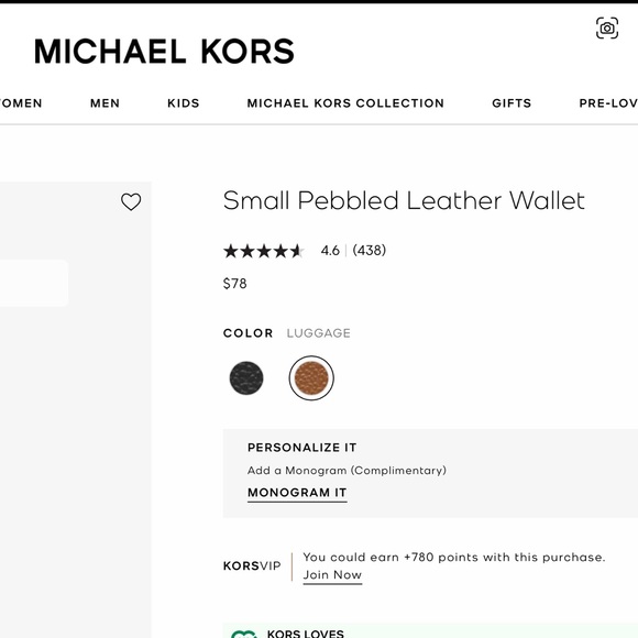 NWOT✨Michael Kors Small Pebbled Leather Wallet - Picture 4 of 5